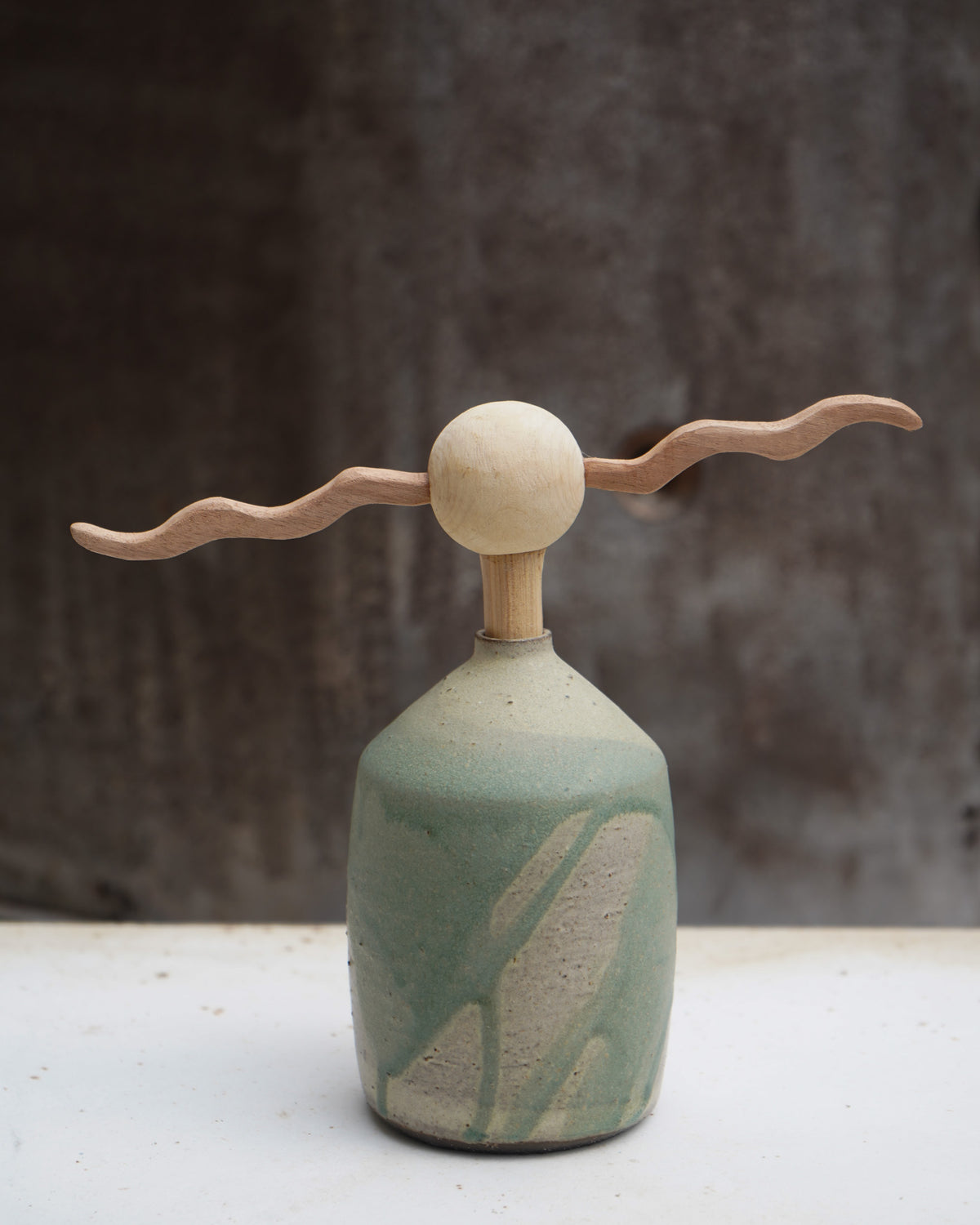 Corked vase by Kate Stehr